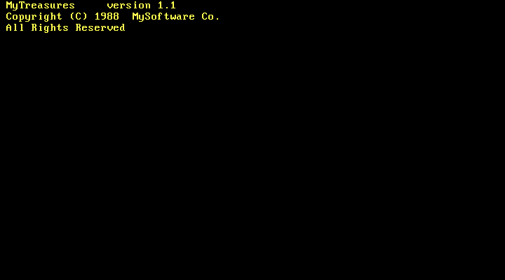 MyTreasures 1.1 - Splash